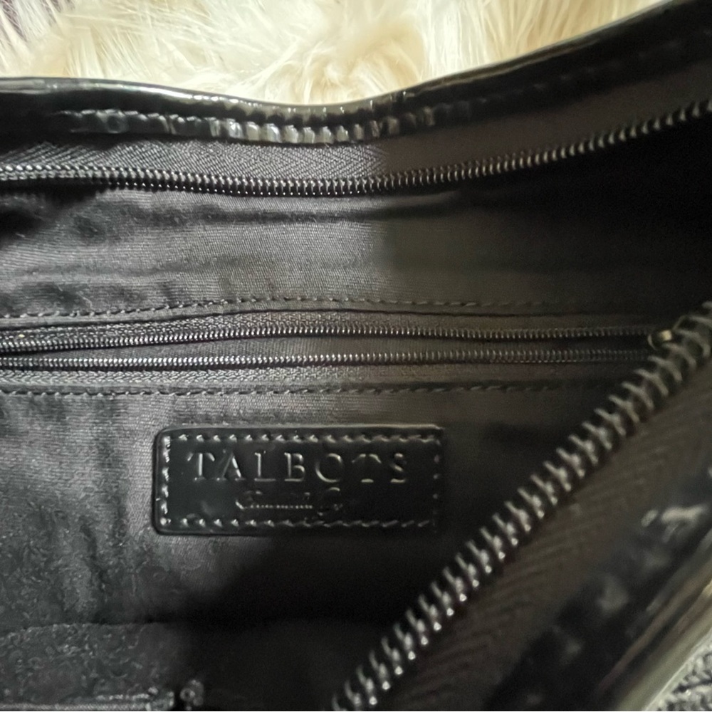 Talbots black straw women’s shoulder bag never used - Picture 7 of 7